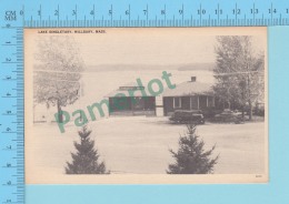 CPA Millbury Mass.- Old Cars In Front Of The Singletary Lake &   Nook - Animated  Postcard Post Card 2 Scans - Minneapolis