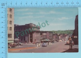 Sherbrooke Quebec . - Old Car At King & Wellington Street Used In 1957  -  Animated Postcard Post Card -2 Scans - Sherbrooke