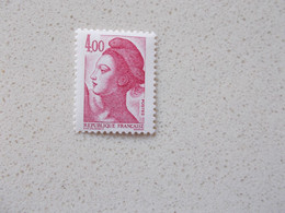 VARIETE TIMBRE TYPE LIBERTE.GRIFFE SUR LE COU.N++ - Unused Stamps