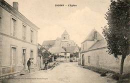 CPA - CRUGNY (51) - Aspect De La Rue De L'Eglise En 1915 - Autres & Non Classés