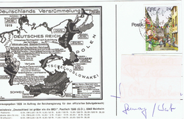 IRL+ Irland 1987 Mi 629 Ennis Auf PK "Deutschlands Verstümmelung" - Covers & Documents