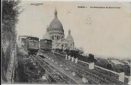 CPA Montmartre Paris XVIIIe Circulé Funiculaire - Distretto: 18