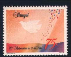 Portugal Anniv. 25 Avril 1974 Revolution Des Oeillets 1994 ** Portuguese Revolution April 25 Democracy ** - Unused Stamps