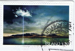 IS+ Island 2008 Mi 1214 Yoko Ono: Friedensturm - Storia Postale