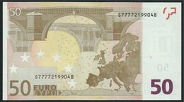 50 EURO ITALIA  S7777  J102 F1  - DRAGHI   UNC - 50 Euro