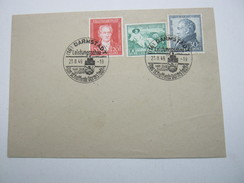 1949 , Goethesatz Auf Brief Mit Sonderstempel :  Darmstadt  Leistungsschau - Covers & Documents
