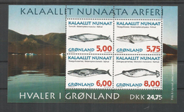 GROENLANDIA GRONLAND FAUNA MARINA MAMIFERO BALLENA WHALE NARVAL - Faune Arctique