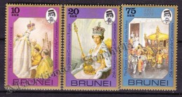 Brunei 1978 Yvert 236- 38, 25th Anniversary Of The Coronation - MNH - Brunei (1984-...)