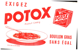 Po Pot/Buvard    Potage Potox  (N= 1) - Potages & Sauces