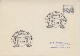 Poland 1978 Sympozjum Polarne Gdansk Cover (34221) - Evenementen & Herdenkingen