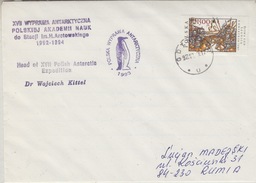 Poland 1993 Polish Antarctic Expedition Cover (34223) - Antarctic Expeditions
