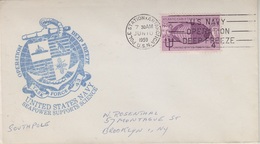 USA Operation Deep Freeze 1959 Ca Pole Station Antarctica Cover (34224) - Barcos Polares Y Rompehielos