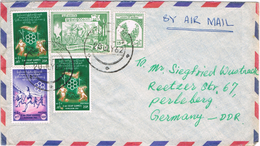 20742. Carta Aerea RANGOON (Burma) Birmania 1962 To Germany - Myanmar (Burma 1948-...)