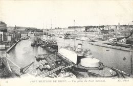 Port Militaire De Brest - Vue Prise Du Pont National - Carte ND Phot. N° 34 - Brest