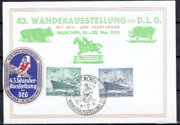 GERMANY #  BERLIN FROM 1955 STAMPWORLD 125+126 - Postkaarten - Gebruikt