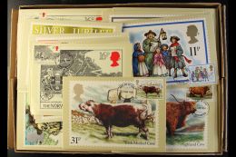 PHQ CARDS 1973-92 COLLECTION Of Used Cards, Mostly As Complete Sets With Appropriate Stamp On Front Or Back, Tied... - Autres & Non Classés