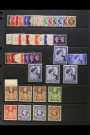 1937-48 FINE MINT ASSEMBLY Includes 1937-47 Complete Definitive Set Of 15, 1940 Centenary Two Sets, One With... - Sin Clasificación