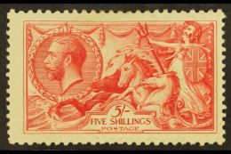 1915 5s Pale Carmine De La Rue Seahorse, SG 410, Very Fine Mint. For More Images, Please Visit... - Ohne Zuordnung