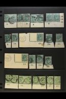 1902-11 KEVII USED CONTROLS Collection Of ½d & 1d Values, Mostly In Singles, We See ½d... - Unclassified