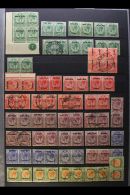 1923 TO 1970's FASCINATING COLLECTORS ESTATE ASSORTMENT Of Stamps And A Few Covers Arranged In A Large Stock Book... - Other & Unclassified