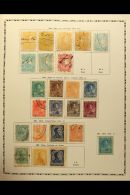 ESCULAS, INSTRUCCION, OFFICIALS AND PERFINS 1871-1947 Wide Ranging Collection In An Album With Dedicated Printed... - Venezuela