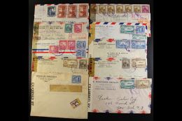1940-1945 CENSORED COVERS. An Interesting Collection Of Commercial Censor Covers Mostly Addressed To USA, Inc Many... - Venezuela