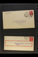 PO's IN CHINA 1906-1922 Interesting Collection Of Cover Addressed To USA, Bearing Various Unoverprinted US Stamps... - Sonstige & Ohne Zuordnung