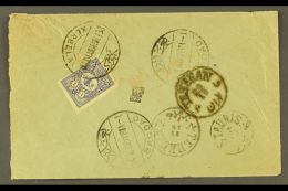 USED IN IRAQ 1903 Cover Addressed In Arabic To Persia, Bearing 1901 1pi Foreign Mail Tied By Bilingual "KERBELA"... - Sonstige & Ohne Zuordnung