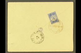 USED IN IRAQ 1910 Cover Addressed In Arabic To Persia, Bearing On Reverse 1909-11 1pi Tied By Bilingual "KIAZIMIE"... - Otros & Sin Clasificación