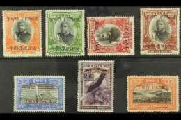 1923-24 2d Surcharges Set SG 64/70, The 2d On 10s With Sideways Watermark, Fresh Mint. (7 Stamps) For More Images,... - Tonga (...-1970)