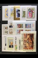 1959-2000 MINIATURE SHEETS. Superb Never Hinged Mint Collection Of All Different Mini-sheets Presented On Stock... - Syrien