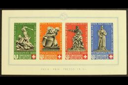1940 National Fete And Red Cross Fund Miniature Sheet (SG MS404a, Mi Block 5) Very Fine Lightly Hinged Mint. For... - Autres & Non Classés