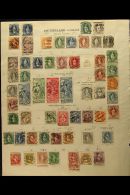 1854-1924 OLD COLLECTION On Pages, Mint Or Used, Inc 1854 To 20r, Standing Helvetia To 3f, 1900 UPU Set Inc 25c... - Sonstige & Ohne Zuordnung