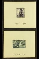 1938 Battle Of Lepanto 30c And 50c Miniature Sheets, IMPERF, SG MS938/9, Superb Never Hinged Mint. (2 M/s) For... - Sonstige & Ohne Zuordnung