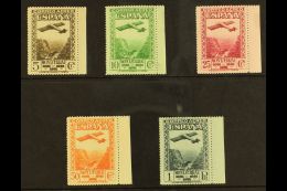 1931 Montserrat Monastery Air Set, Variety "A000,000" (Specimen), Ed 650N/654N, Superb Marginal Mint. (5 Stamps)... - Otros & Sin Clasificación