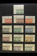 1937 KGVI Definitive Set, SG 40/52 As Mint Corner Marginal Pairs. An Attractive Set (26 Stamps) For More Images,... - Rhodésie Du Sud (...-1964)