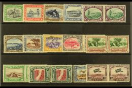 1931 Pictorial Definitives Complete Set With Airmail Issues, SG 74/87, Fine Mint (14 Pairs). For More Images,... - Südwestafrika (1923-1990)