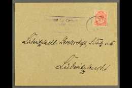1916 (3 Jun) Env To Luderitzbucht Bearing 1d Union Stamp Tied By "WINDHOEK" Oval Cancel, Putzel Type 10, With... - Südwestafrika (1923-1990)