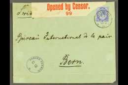 1916 (12 Feb) Env To Switzerland Bearing 2½d Union Stamp Tied By "OUTJO" Cds Cancel, Putzel Type B4 Oc,... - África Del Sudoeste (1923-1990)
