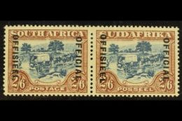 OFFICIAL 1930-47 2s6d Blue & Brown WithVARIETY DIAERESIS Over Second "E" In "OFFISIEEL" On English Stamp,... - Ohne Zuordnung