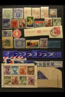 CINDERELLAS An Interesting Collection On A Stock Page, Inc Central South African Railways 6d & 1s Stamps,... - Non Classés