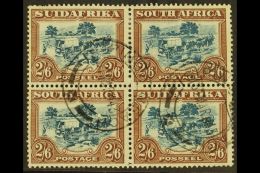 1930-44 2s6d Green & Brown, SG 49, Fine Cds Used BLOCK Of 4 Cancelled By Fully Dated "Isipingo Beach 31 Mar... - Sin Clasificación