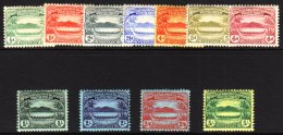 1908-11 Complete Small Canoe Set SG 8/17, Fine Mint. (11 Stamps) For More Images, Please Visit... - Iles Salomon (...-1978)