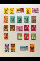 1948-1985 VERY FINE USED Collection On Album Pages. With A Complete Basic Run Of Stamps 1948-1971 (SG 1 Through To... - Singapour (...-1959)