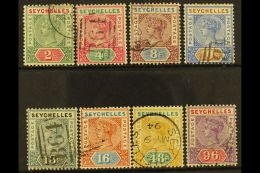 1890-92 Complete Die I Set, SG 1/8, Fine Used. (8) For More Images, Please Visit... - Seychellen (...-1976)