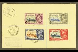 1935 Silver Jubilee Complete Set, SG 142/145, Fine Used On Reg Cover To England, Tied Kingstown / St Vincent/... - St.Vincent (...-1979)