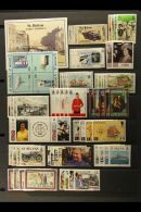 1989-1992 COMPLETE NEVER HINGED MINT COLLECTION On A Stock Page, All Different, Complete (no Mini-sheets) From... - St. Helena