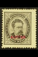 AZORES 1882-87 500r Black Perf 12½, SG 128, Afinsa 56, Fine Mint For More Images, Please Visit... - Andere & Zonder Classificatie