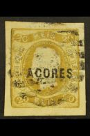 AZORES 1868-70 20r Bistre Imperf With 4 Large Margins, SG 3, Very Fine Used For More Images, Please Visit... - Sonstige & Ohne Zuordnung