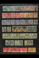 1925-52 USED ASSEMBLY A Lightly Duplicated Range With Postmark Interest With KGV Values To 2s6d & KGVI ... - Rhodésie Du Nord (...-1963)